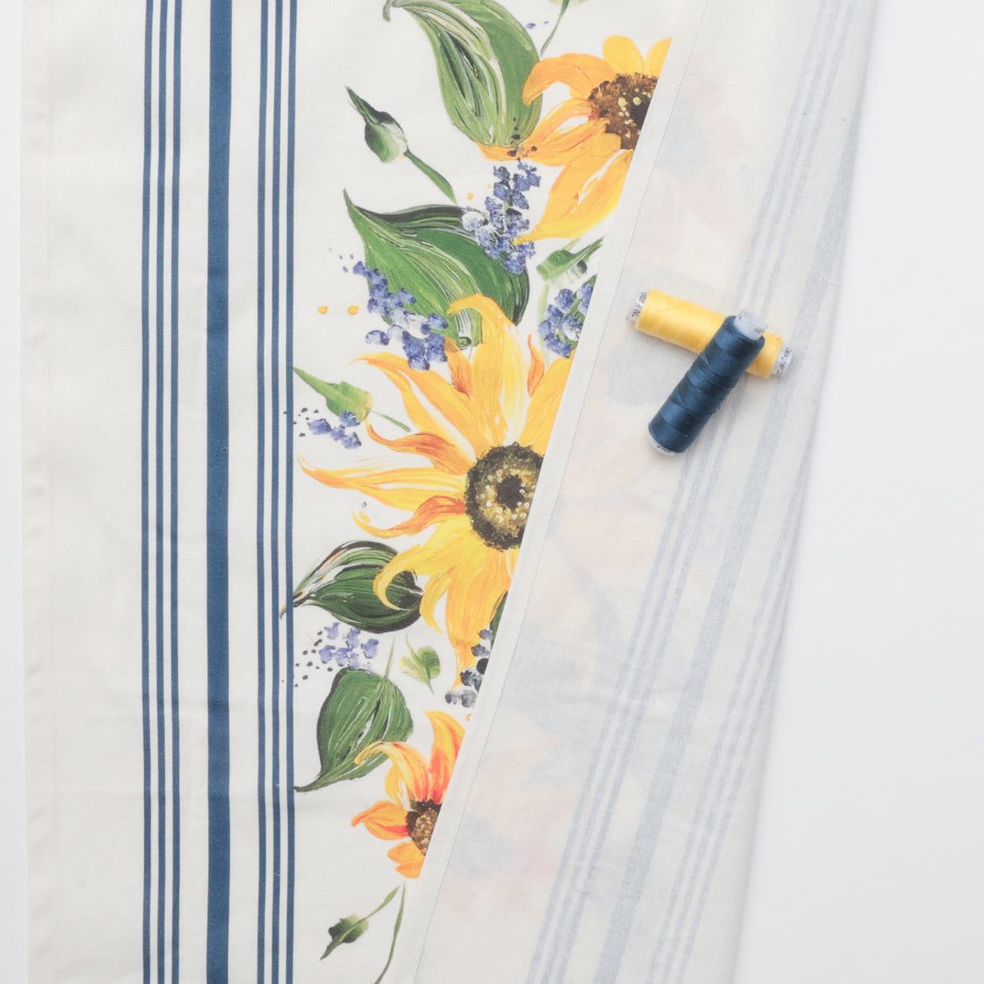 Moda - Cotton - Summer Solstice - Toweling - White Sunflower