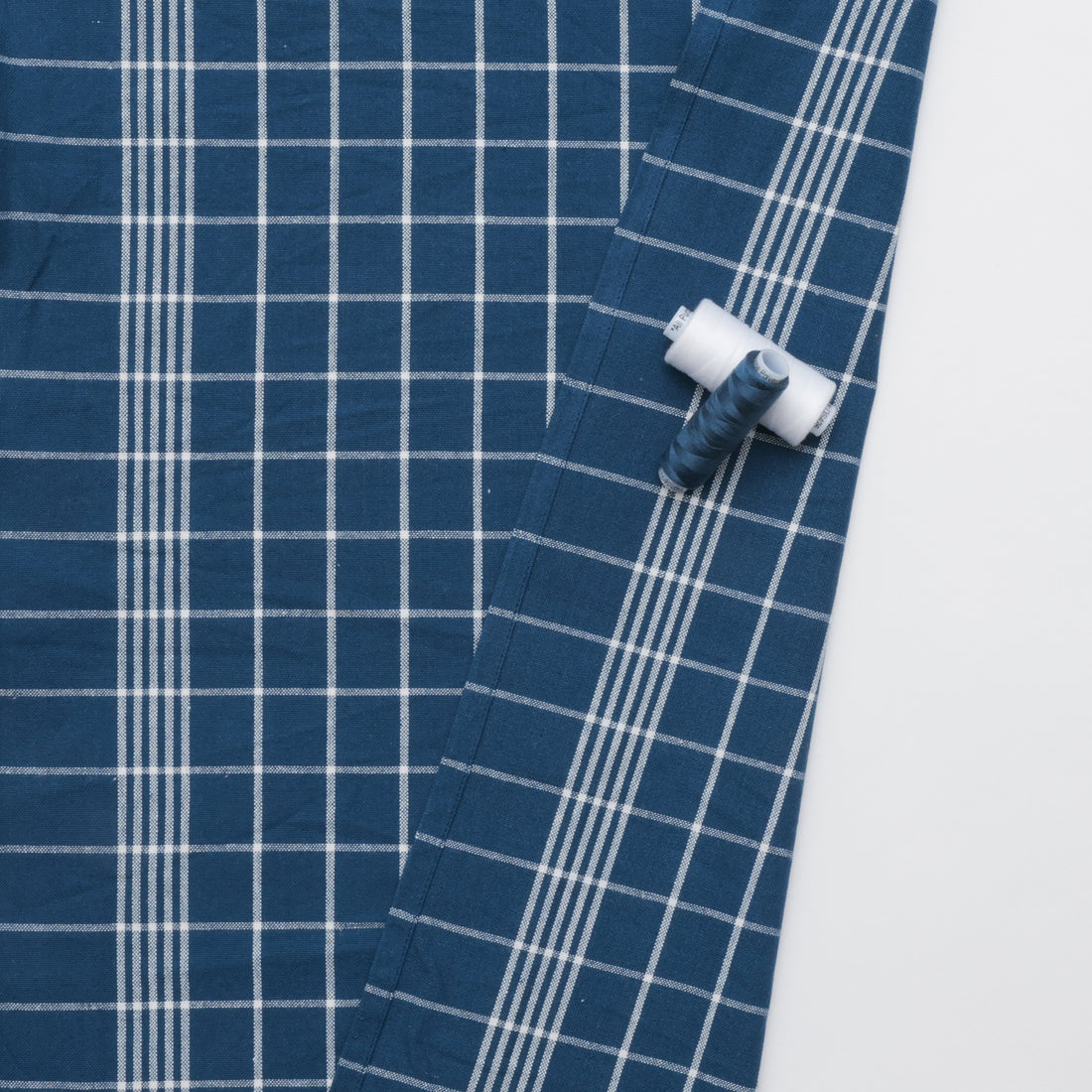 Moda - Cotton - Summer Solstice - Toweling - Plaid Nautical Blue