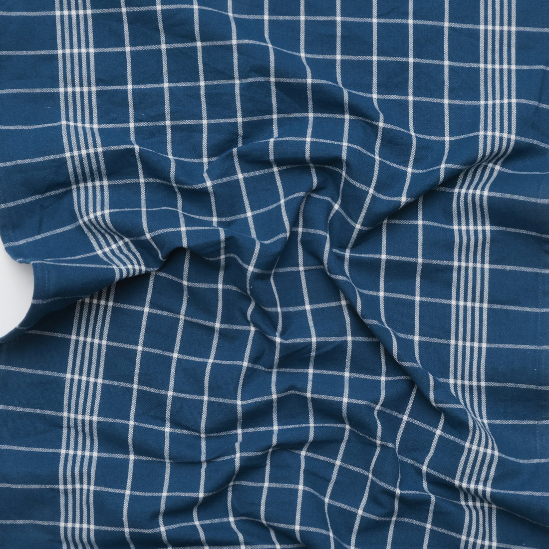 Moda - Cotton - Summer Solstice - Toweling - Plaid Nautical Blue