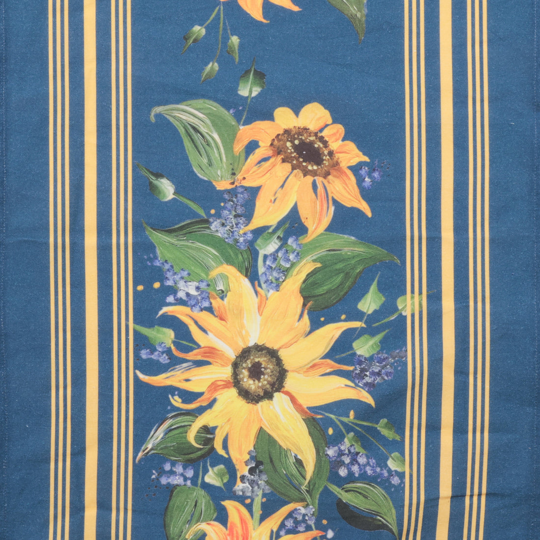 Moda - Cotton - Summer Solstice - Toweling - Nautical Blue Sunflower