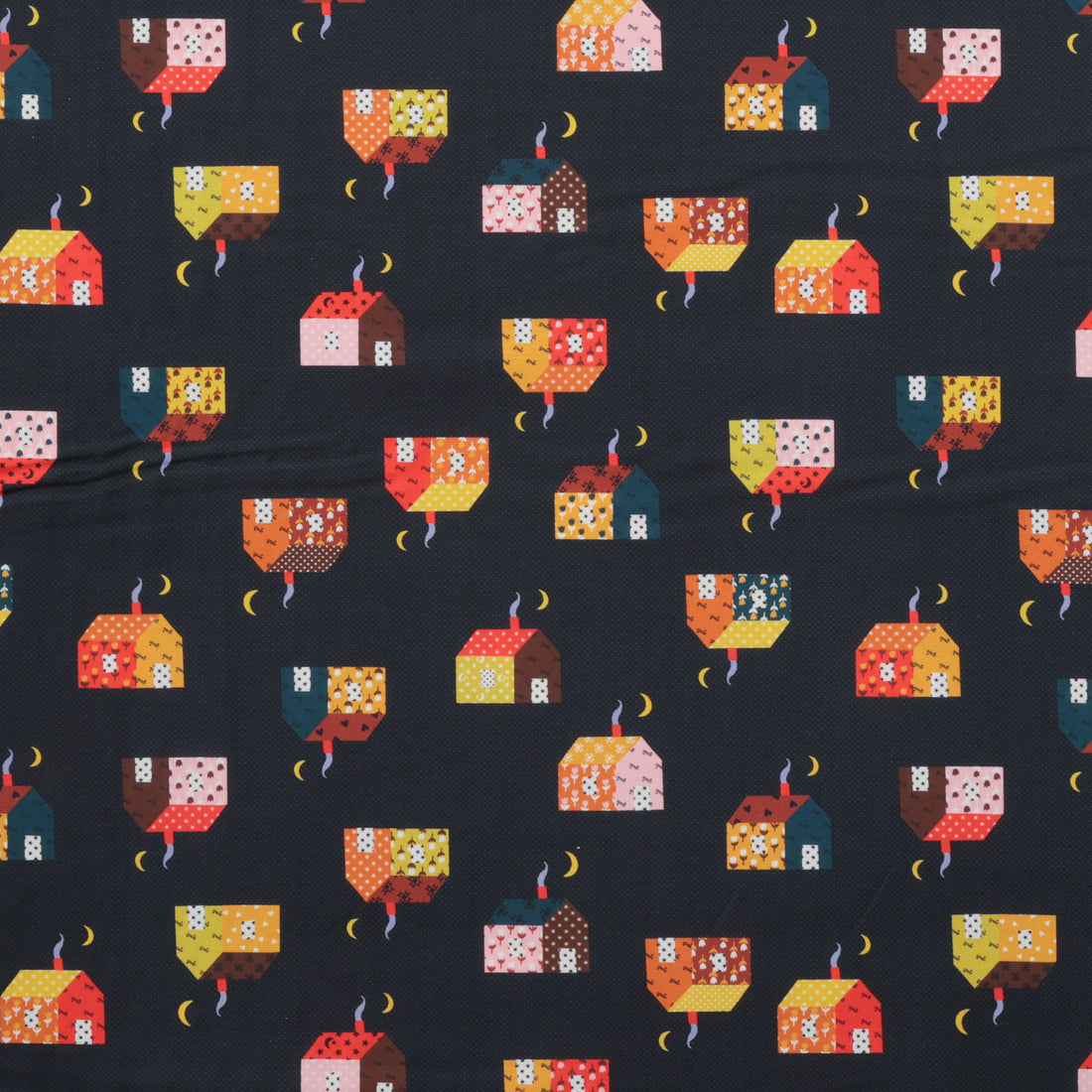 Ruby Star - Cotton - Mystic Fable - Little House - Soft Black
