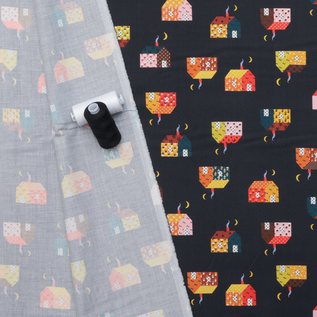 Ruby Star - Cotton - Mystic Fable - Little House - Soft Black