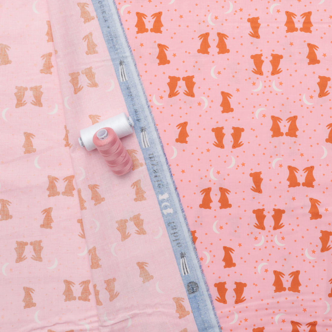 Ruby Star - Cotton - Mystic Fable - Bunnies - Rosebud