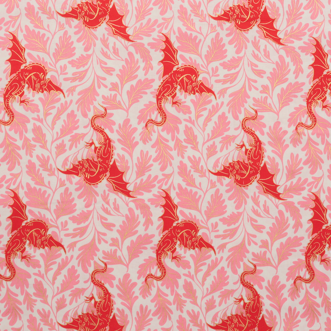 Ruby Star Society - Cotton - Fireglow - Dragon Lair - Dark Ruby