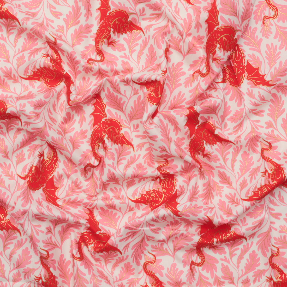 Ruby Star Society - Cotton - Fireglow - Dragon Lair - Dark Ruby