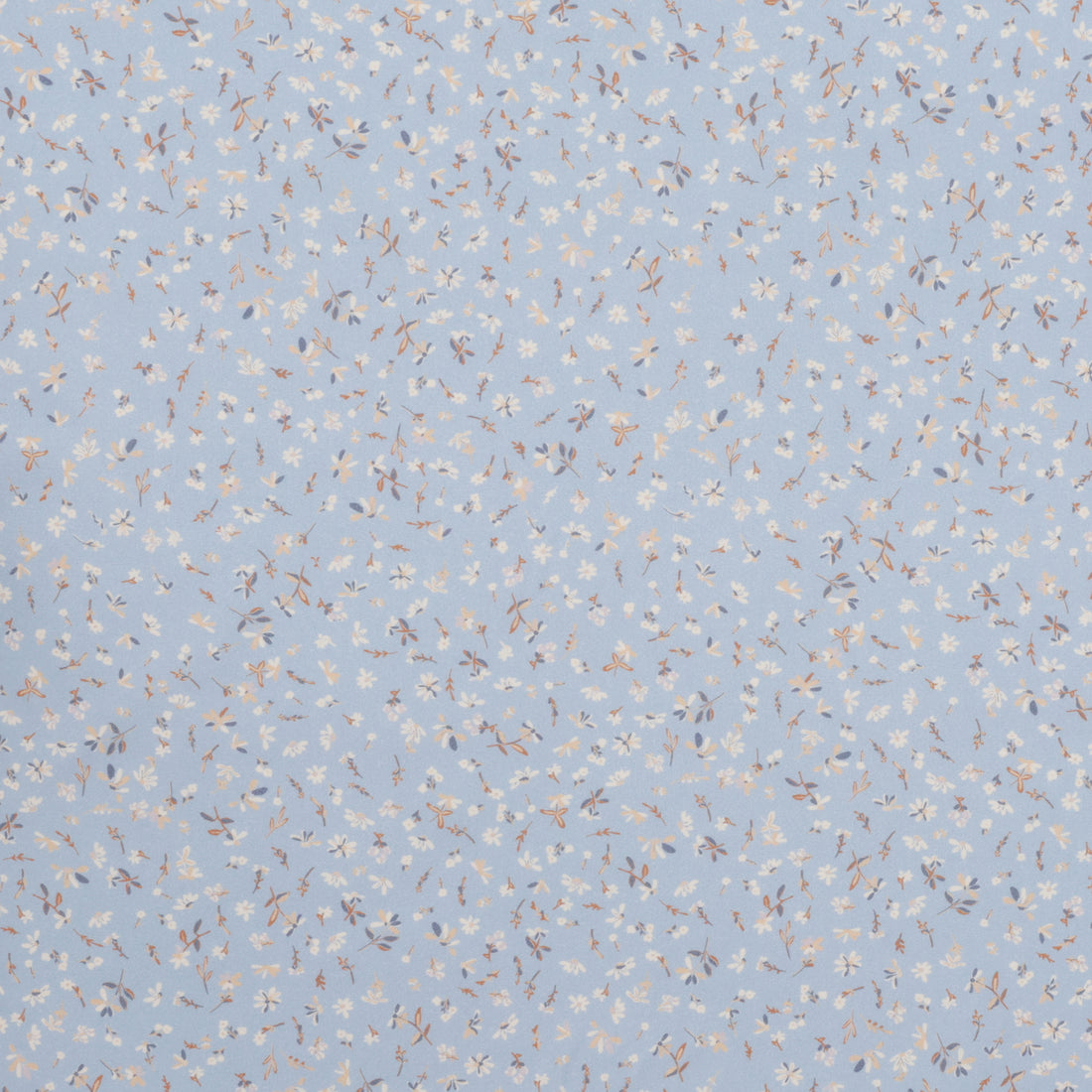 Organic Cotton - Nina Poplin Print - Chambray