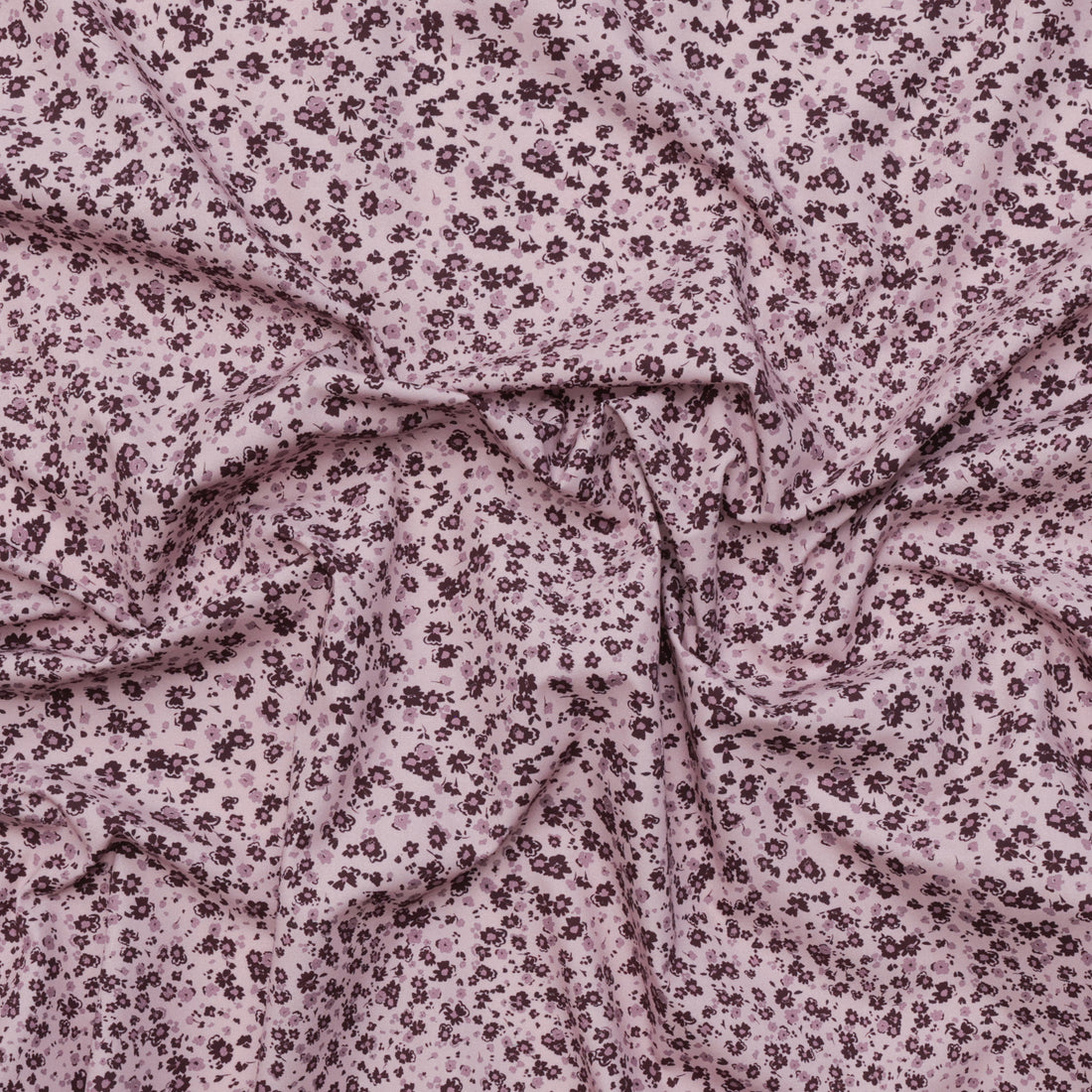 Organic Cotton - Nina Poplin Print - Plum
