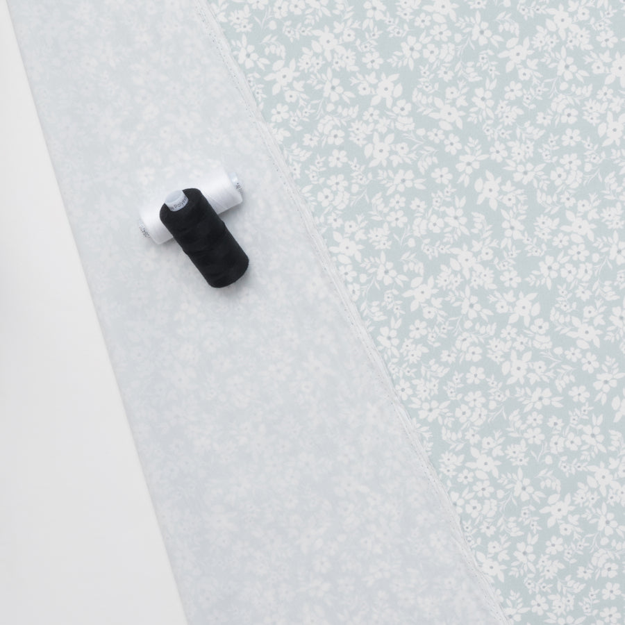 Organic Cotton - Nina Poplin Print - Mist – RICK RACK Textiles