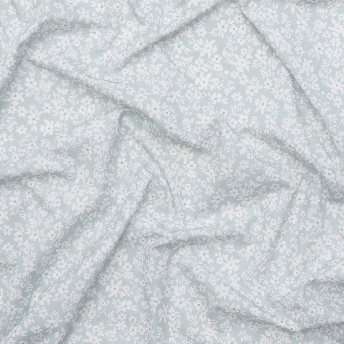 Organic Cotton - Nina Poplin Print - Mist