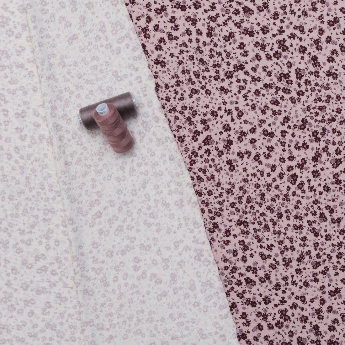 Viscose - Oakley Knit - Digital Print - Plum