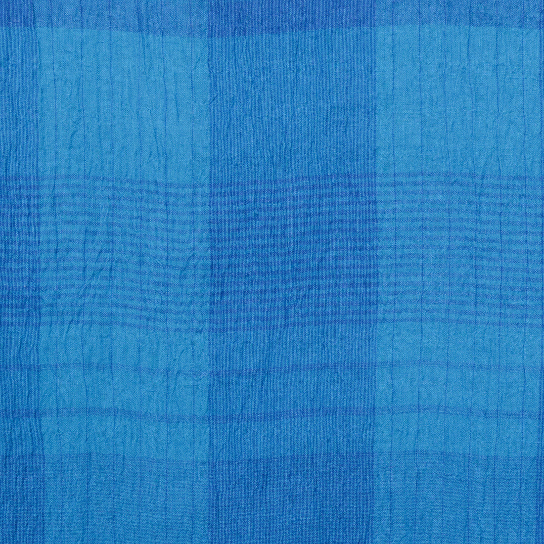 Linen - Magala - Yarn-Dyed Check - Ocean