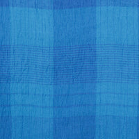 Linen - Magala - Yarn-Dyed Check - Ocean