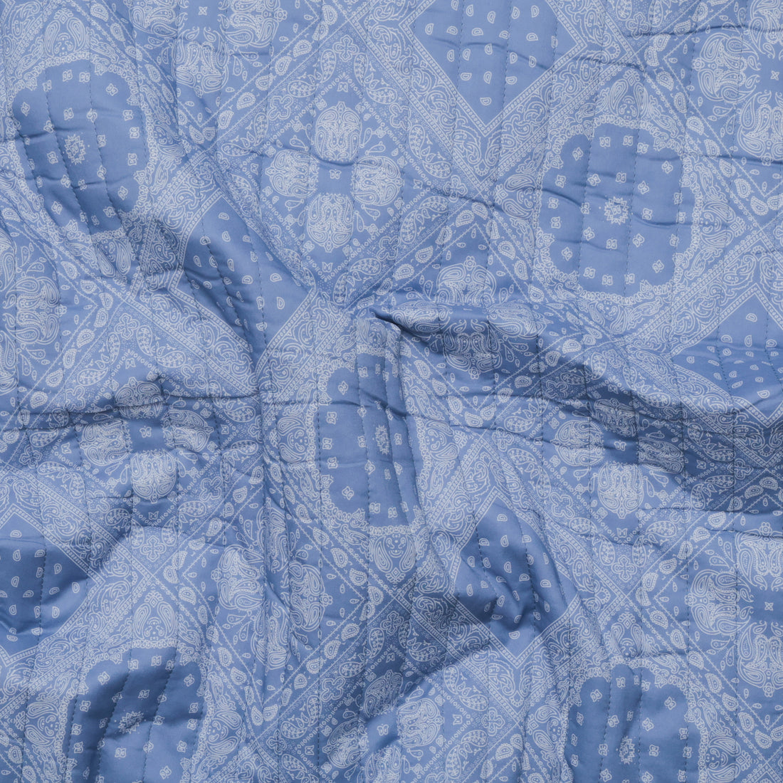 Katia - Cotton Blend - Quilted - Paisley Print - Jeans