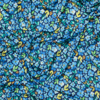 Poly Blend - Nautica - Swimwear Print - Navy Aqua