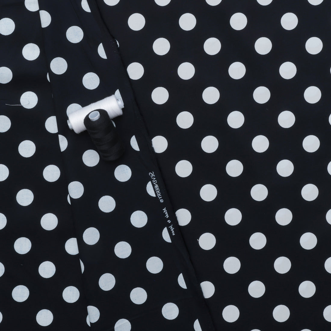 Sevenberry - Cotton - Petite Basics - Large Dot - Dark Navy