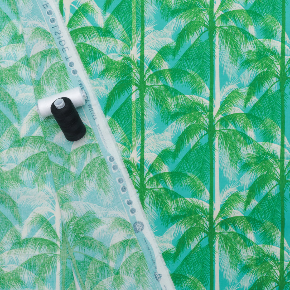 Ruby Star - Cotton - Poolside Too - Palms - Tropic