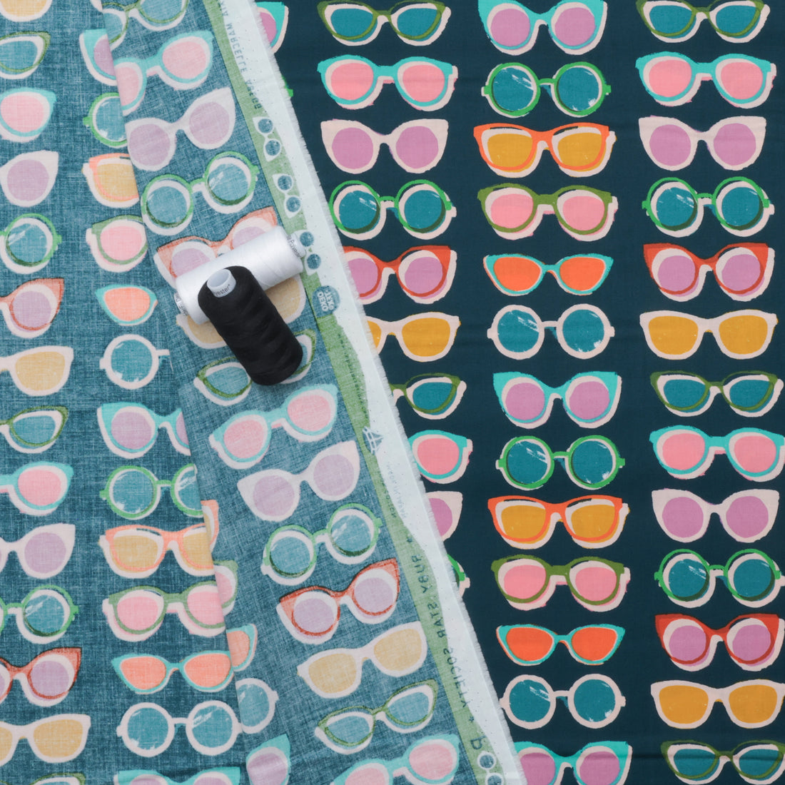 Ruby Star - Cotton - Poolside Too - Sunglasses - Peacock