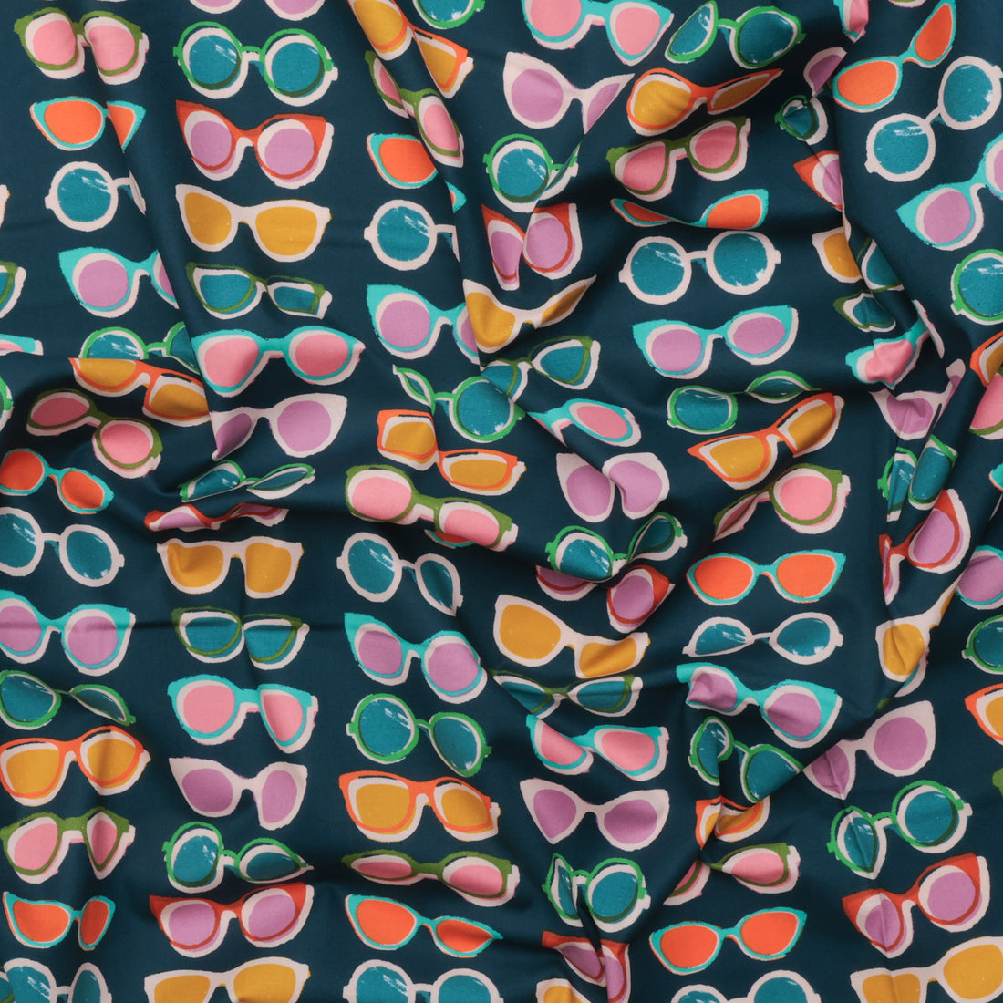 Ruby Star - Cotton - Poolside Too - Sunglasses - Peacock