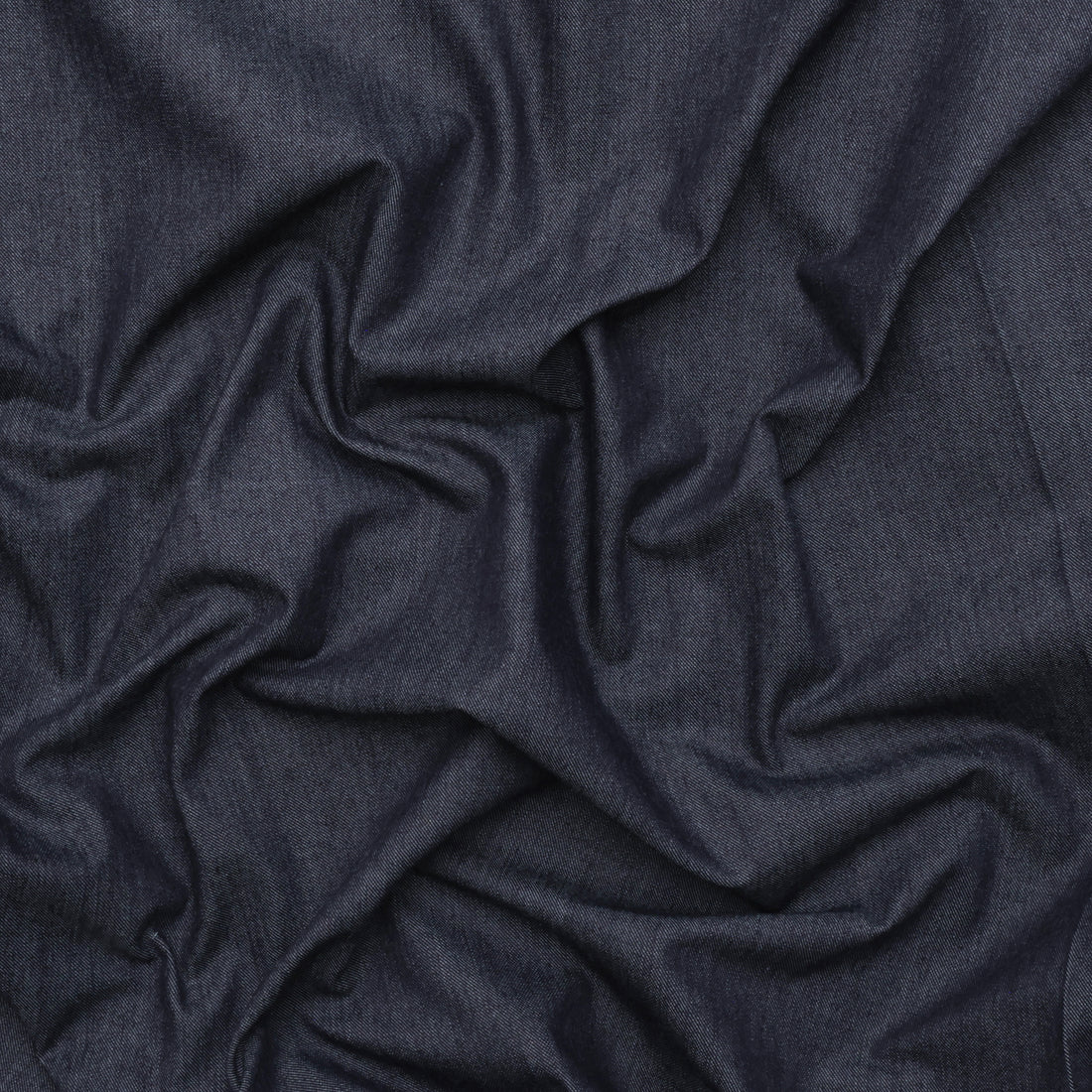 Cotton Silk - Italian Denim - Medium Weight - Navy