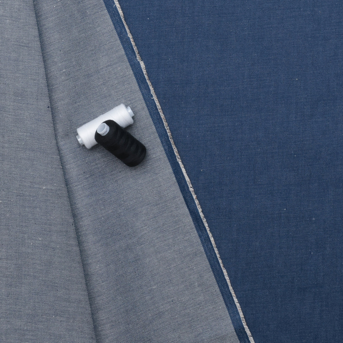 Cotton Linen - Italian Denim - Medium Weight - Indigo