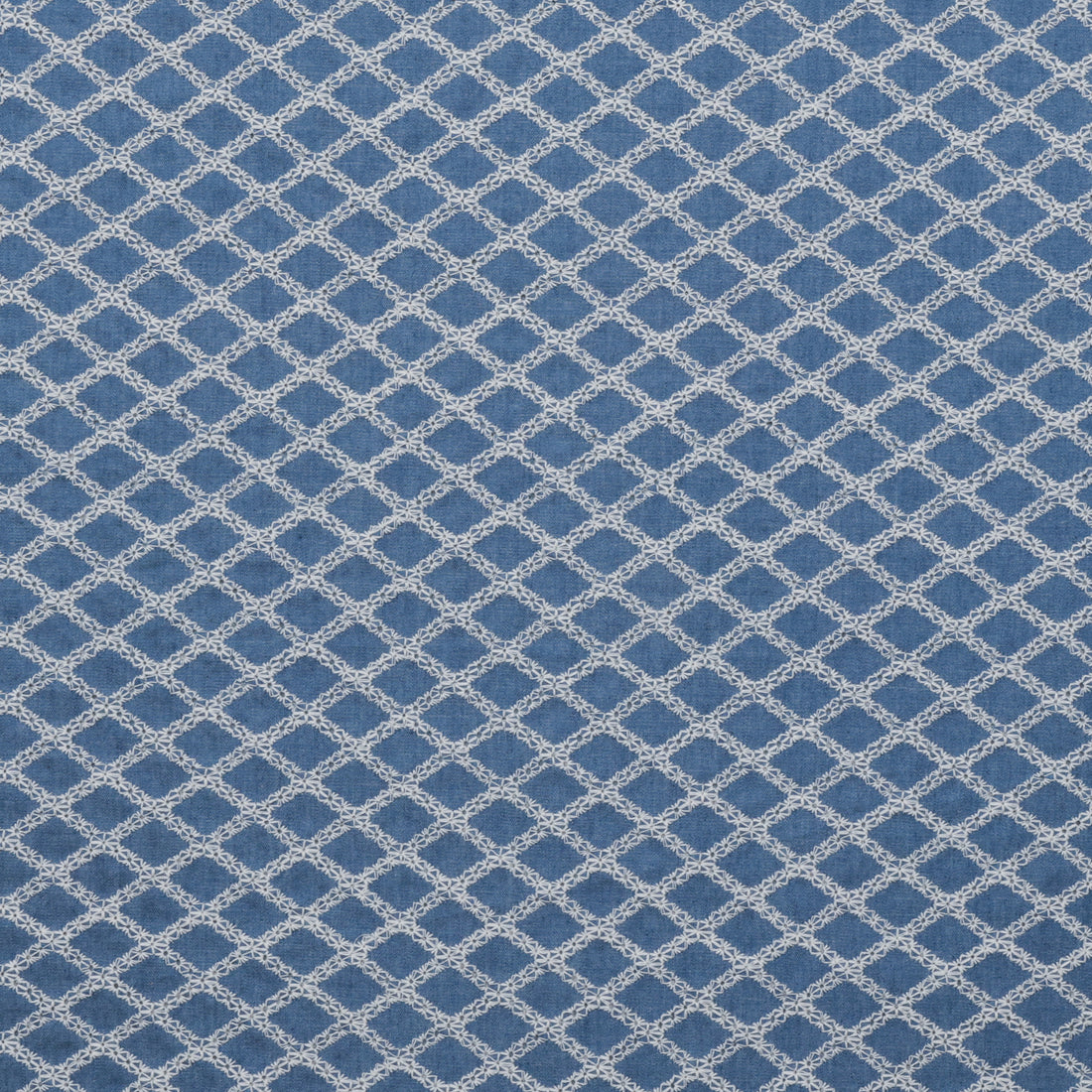 Cotton - Latice Embroidered - Denim - Assorted