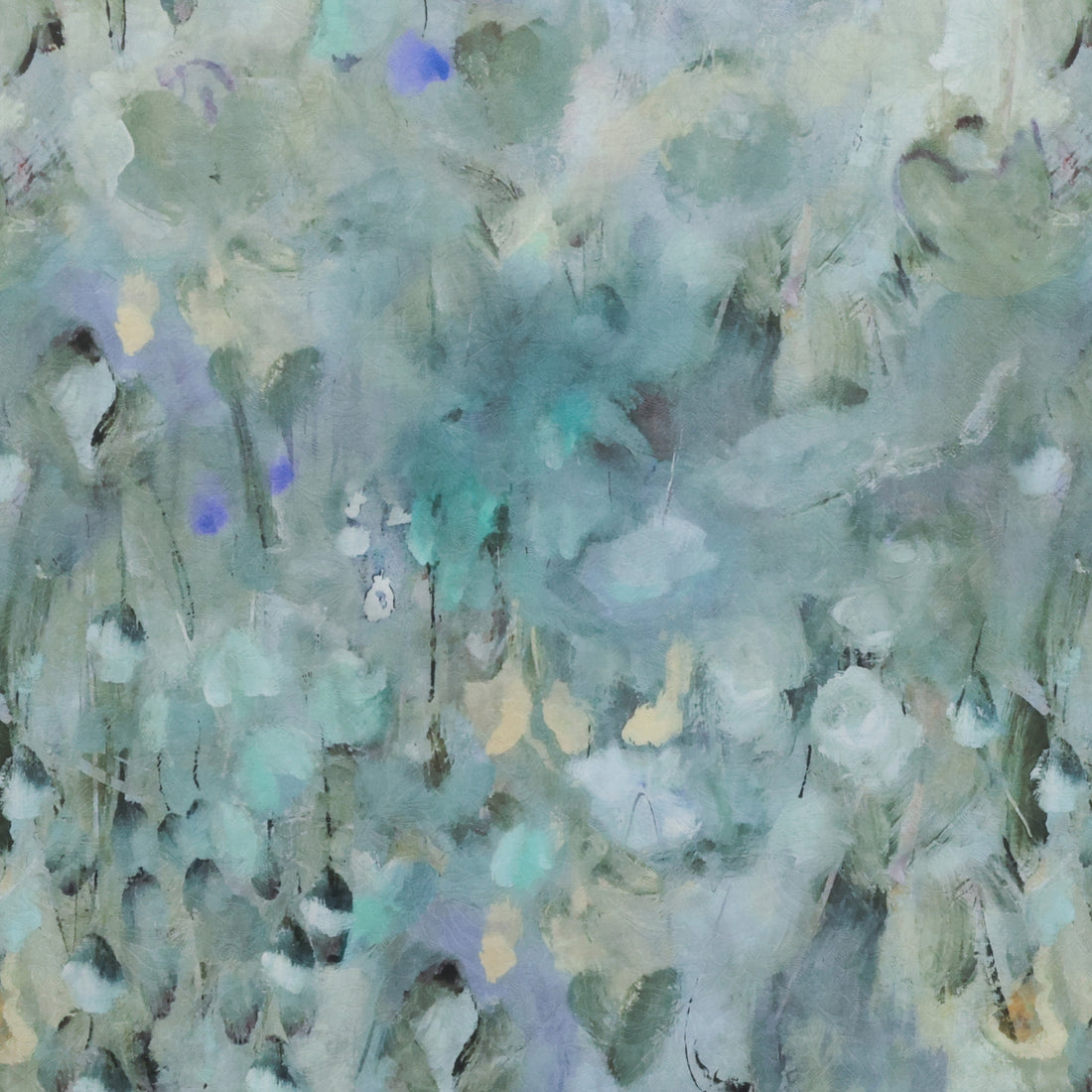 Silk Cotton - Digital Print - Teal