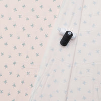 Riley Blake - Flannel - Sweet Cotton Tales - Bows - Blush
