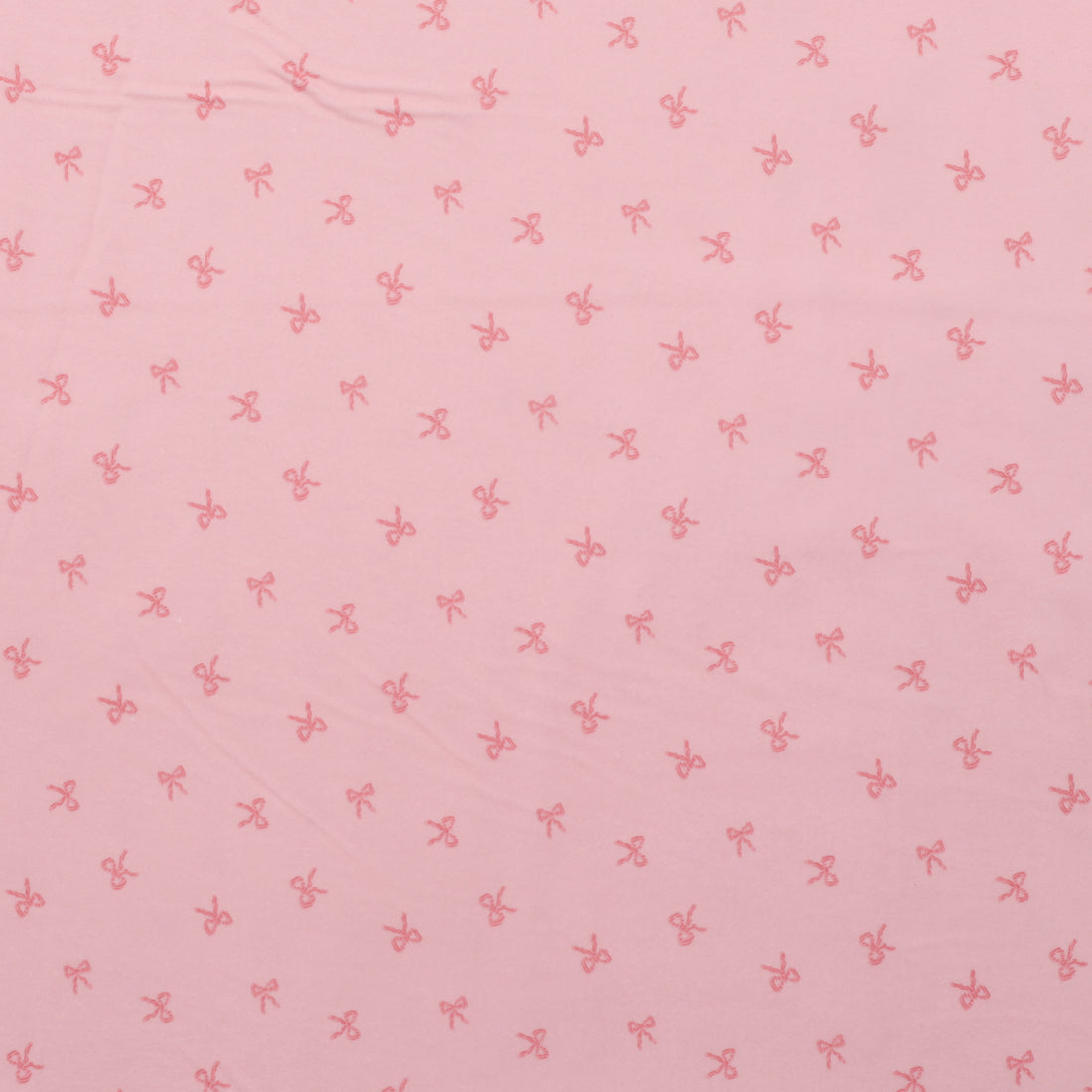 Riley Blake - Flannel - Sweet Cotton Tales - Bows - Pink
