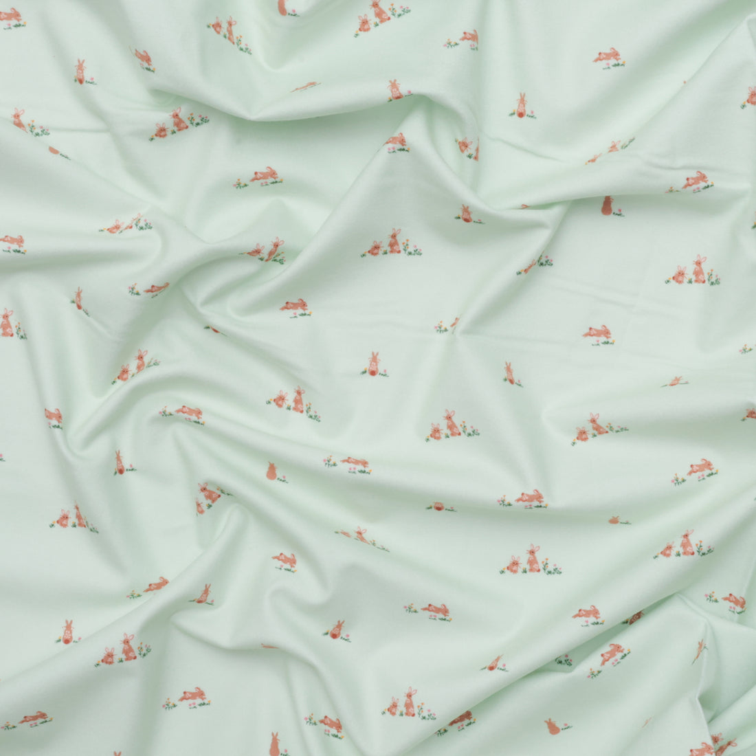Riley Blake - Flannel - Sweet Cotton Tales - Flopsy Fields - Mint
