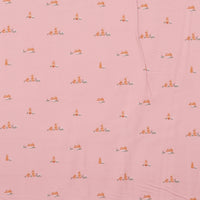 Riley Blake - Flannel - Sweet Cotton Tales - Flopsy Fields - Pink