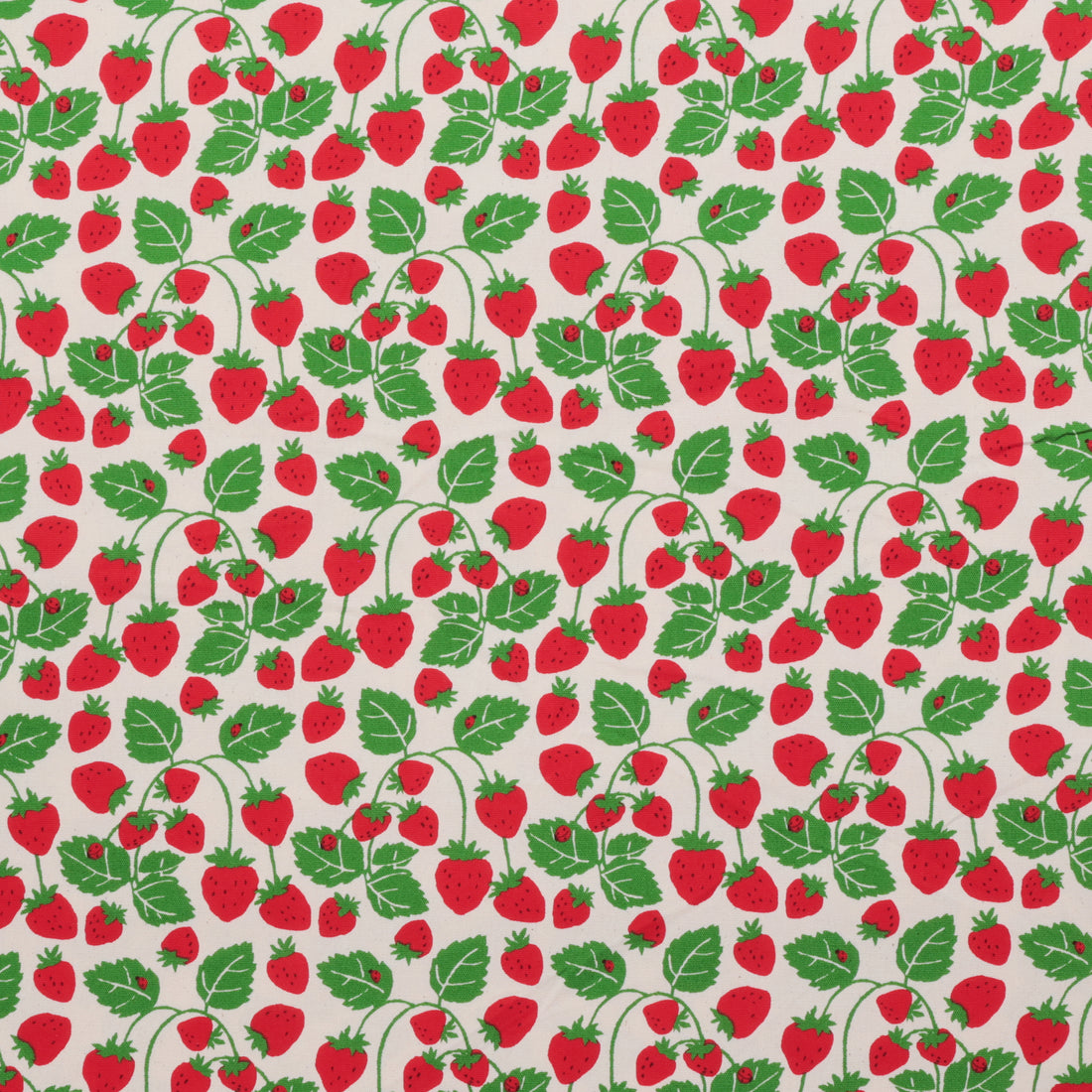 Sevenberry - Cotton - Canvas - Strawberries - Natural