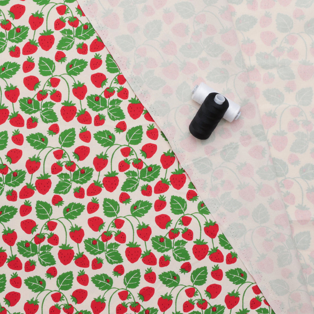 Sevenberry - Cotton - Canvas - Strawberries - Natural