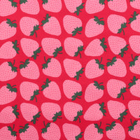Sevenberry - Cotton - Canvas - Large Strawberries - Red
