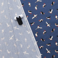 Sevenberry - Cotton - Canvas - Puffins - Denim
