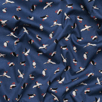 Sevenberry - Cotton - Canvas - Puffins - Denim