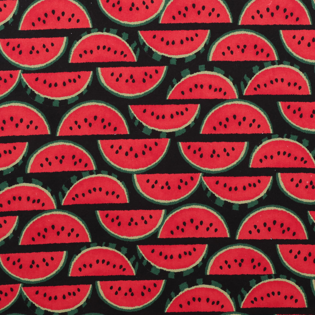 Sevenberry - Cotton - Canvas - Watermelons - Black