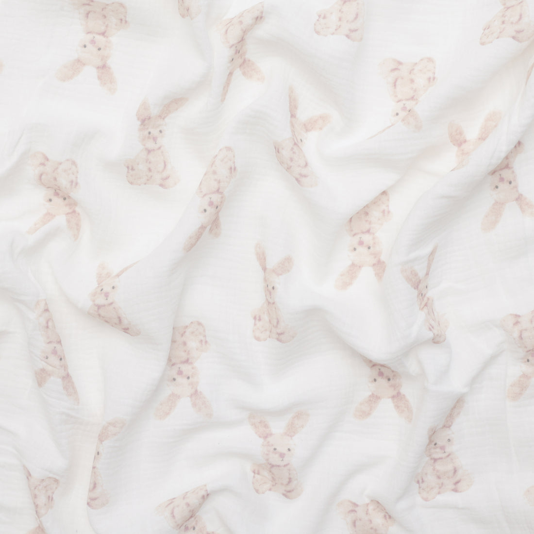 Cotton - Double Gauze - Print - Bunny