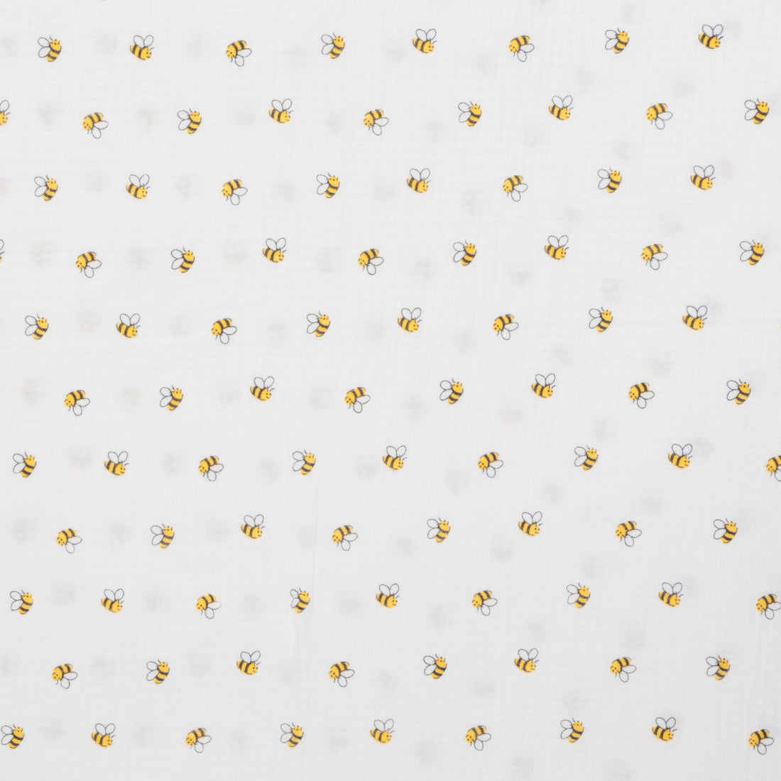 Cotton - Double Gauze - Print - Bees