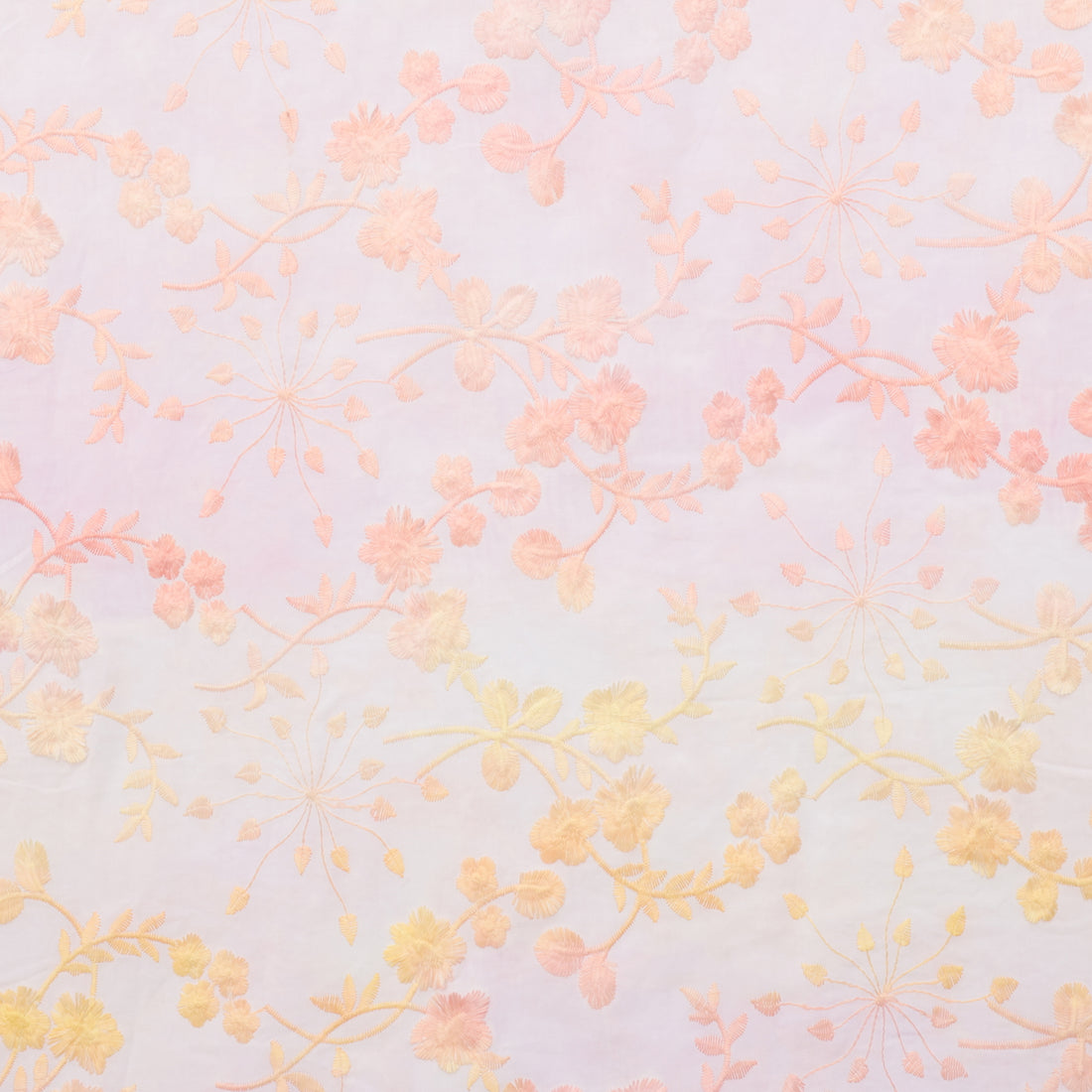 Cotton Blend - Variegated Embroidery - Assorted