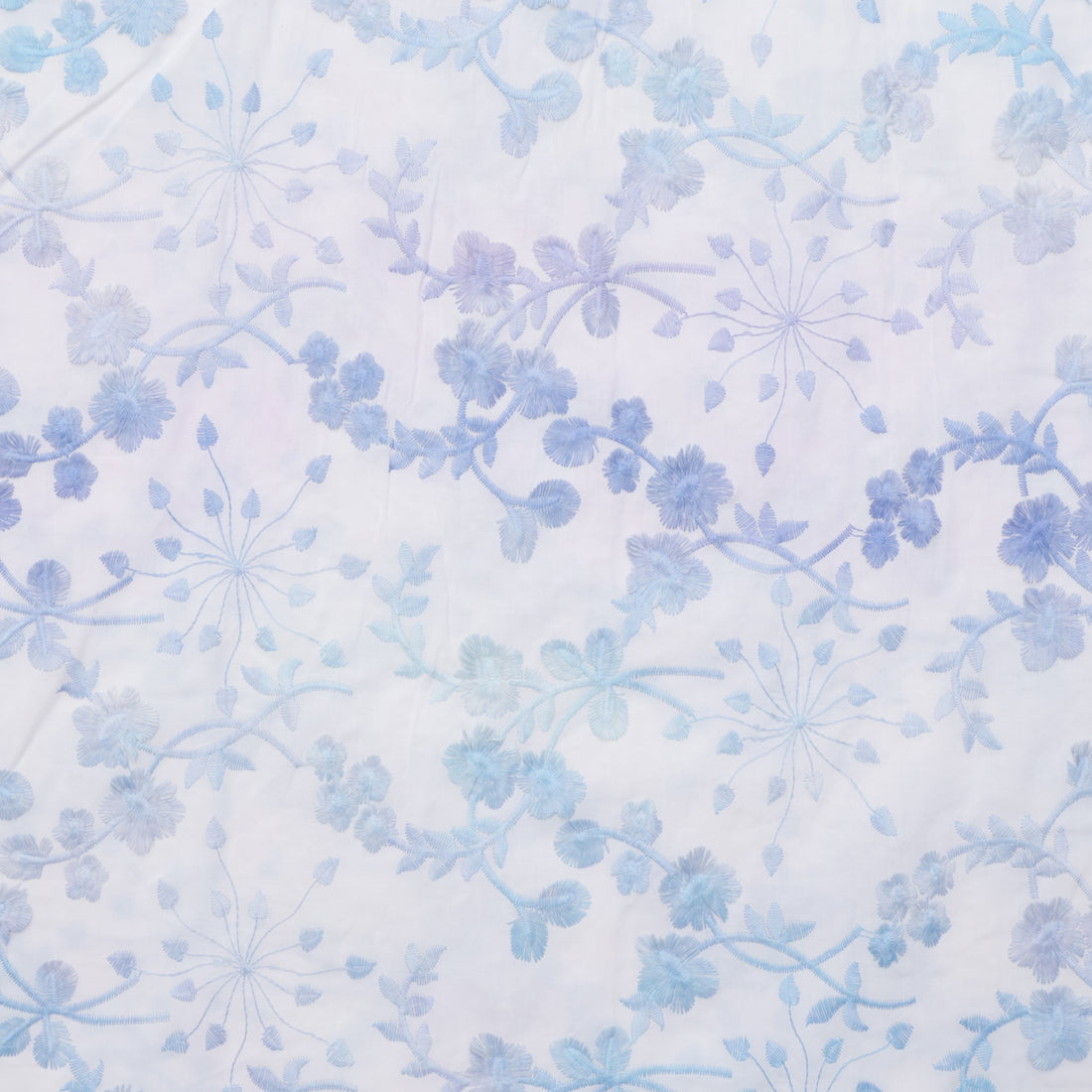 Cotton Blend - Variegated Embroidery - Assorted