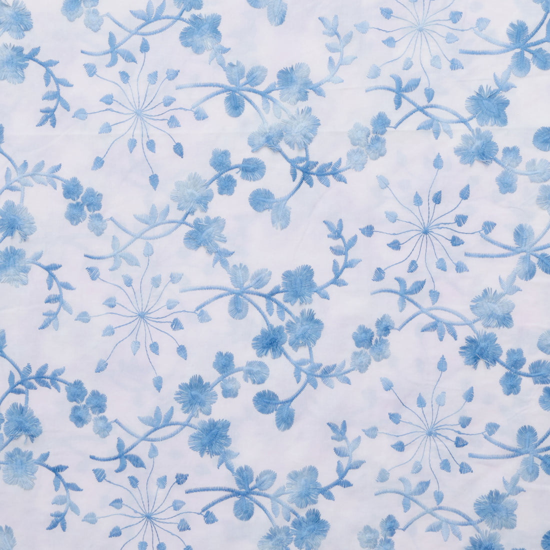 Cotton Blend - Variegated Embroidery - Assorted