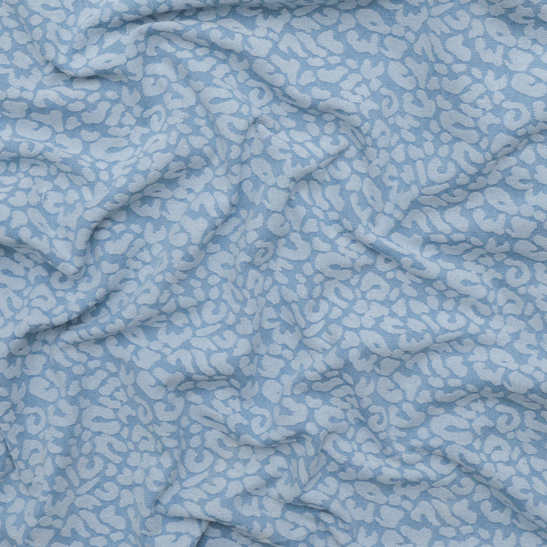 Cotton Blend - Denim Jacquard - Blue