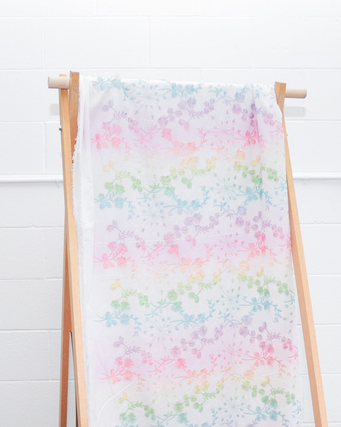 Cotton Blend - Variegated Embroidery - Assorted