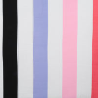 Rayon - Poplin Print - Wide Stripe - Assorted