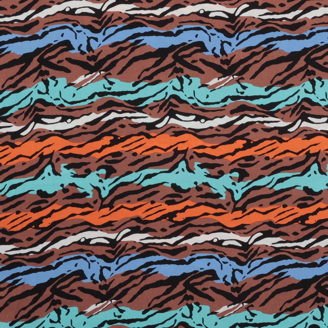 Rayon - Poplin Print - Animal Stripes - Assorted