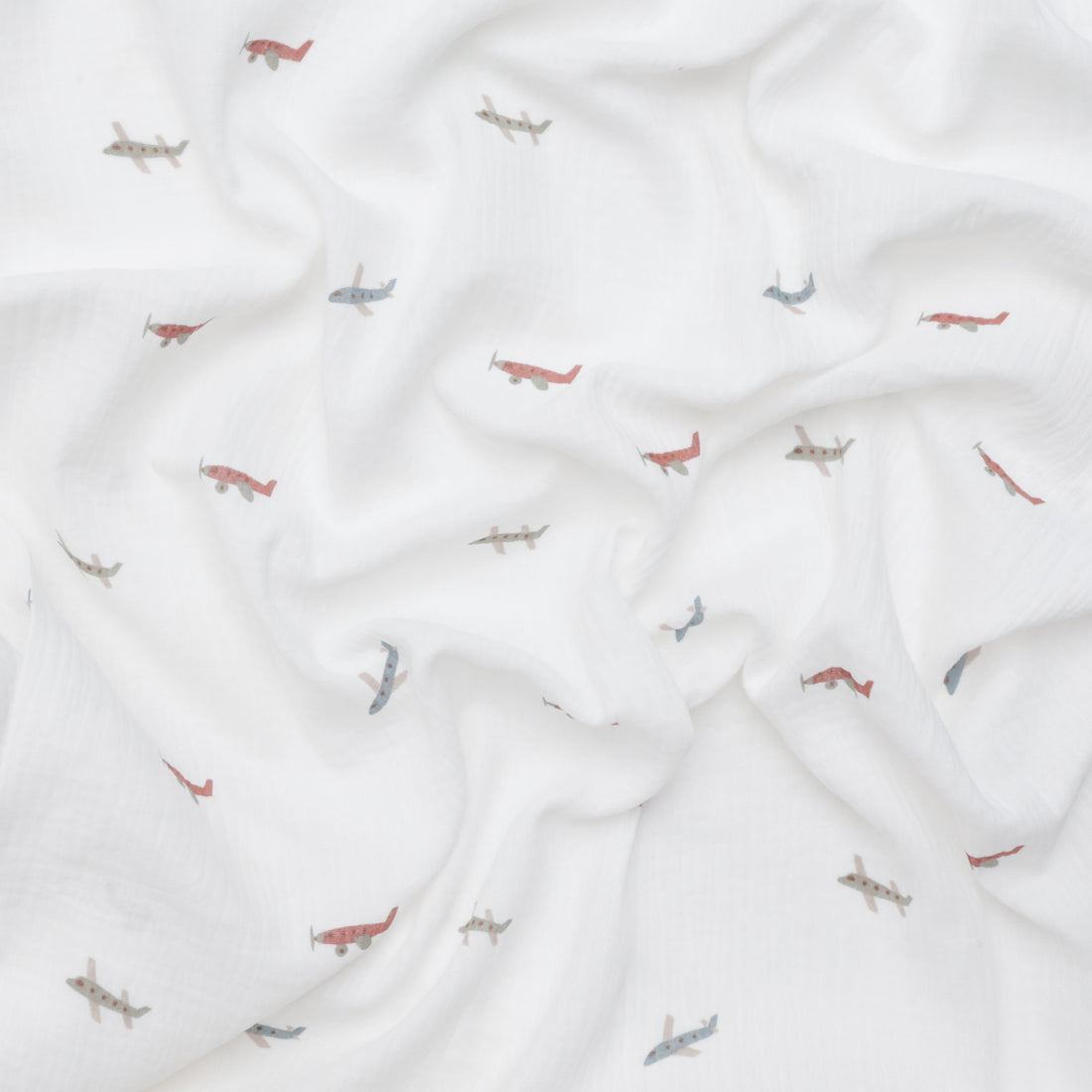 Cotton - Double Gauze - Print - Planes