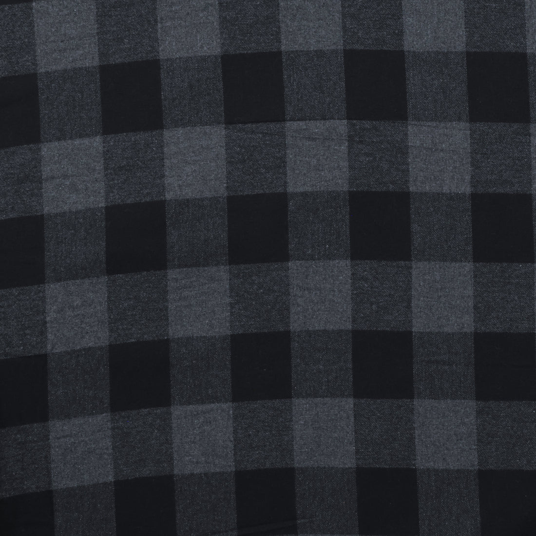 Cotton - Yard Dyed Plaid -  Black
