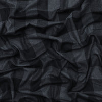 Cotton - Yard Dyed Plaid -  Black