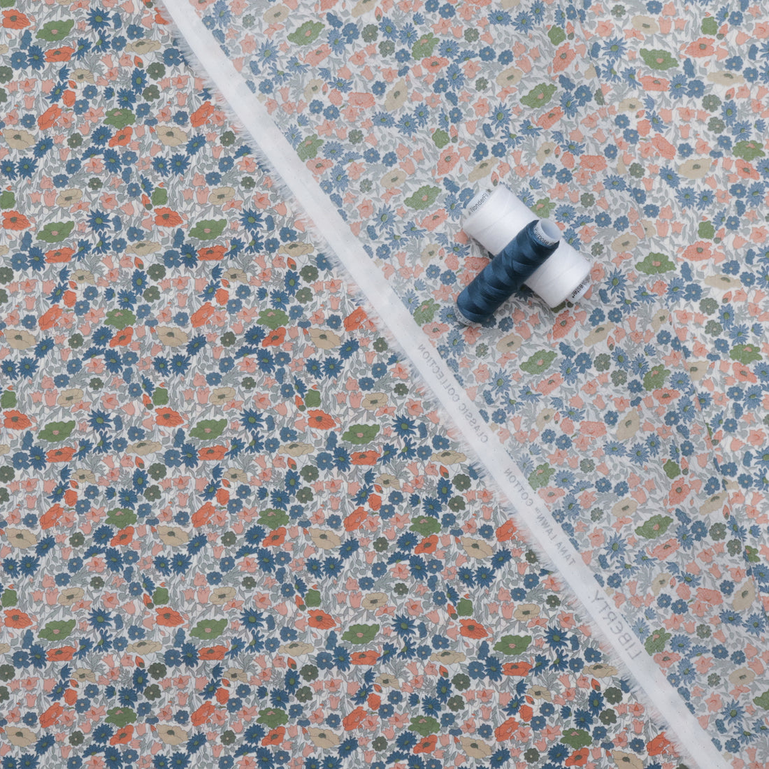 Liberty - Tana Lawn - Poppy Forest - Blue