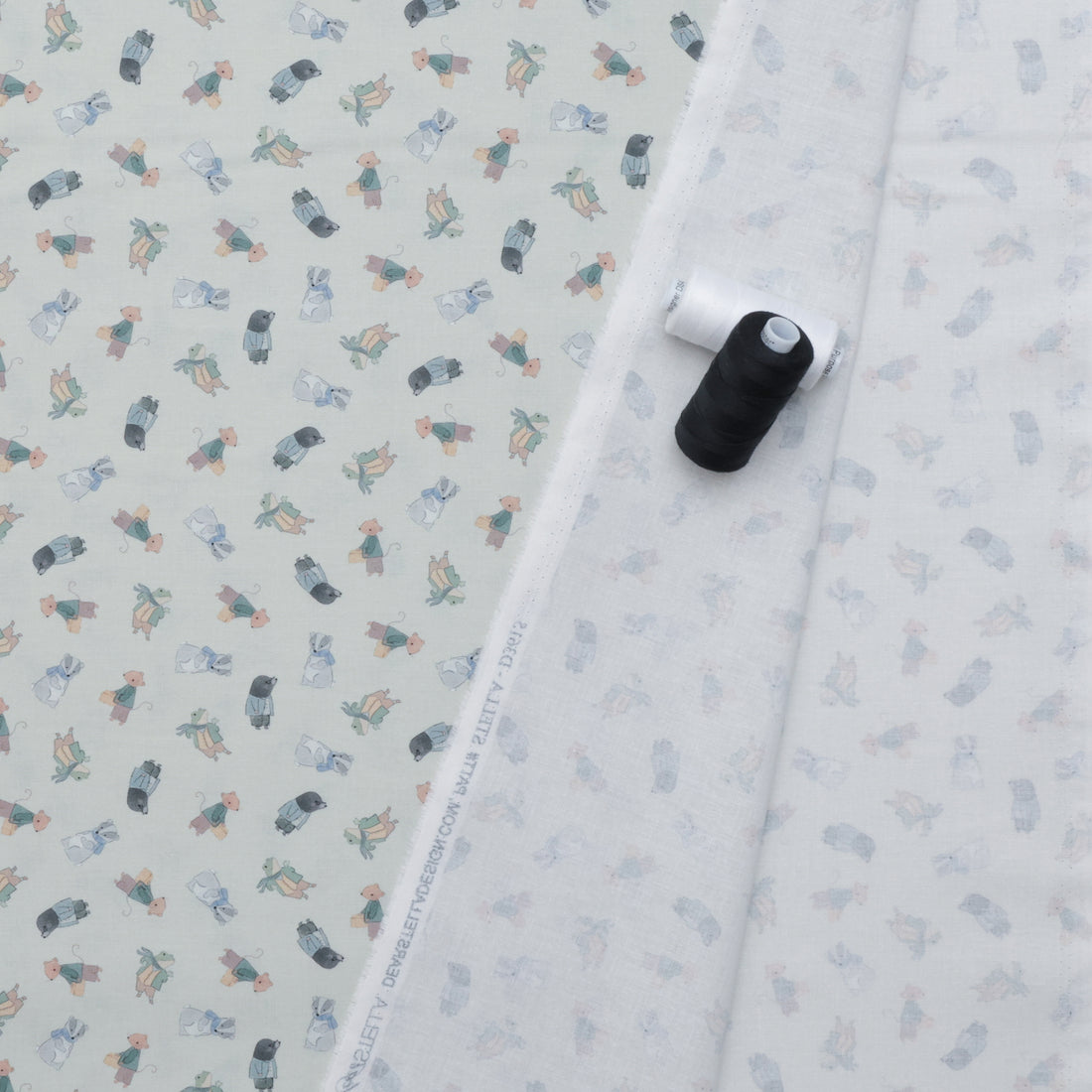 Dear Stella - Cotton - Woodland Willow - Critters - Meadow